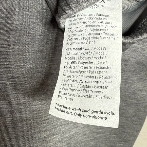 SPANX Air Essentials cropped hoodie in heather grey, size S NWT - Picture 6 of 6